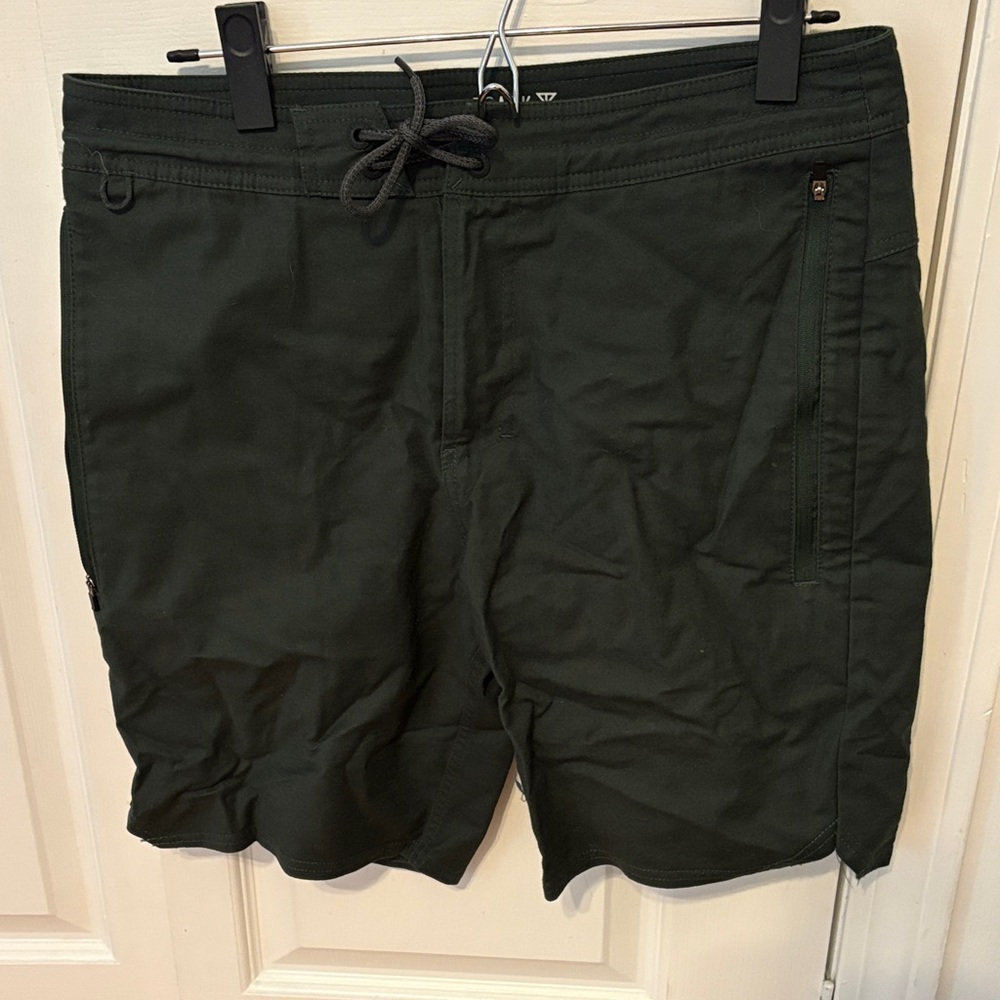 Roark Dark Green Adventure Shorts